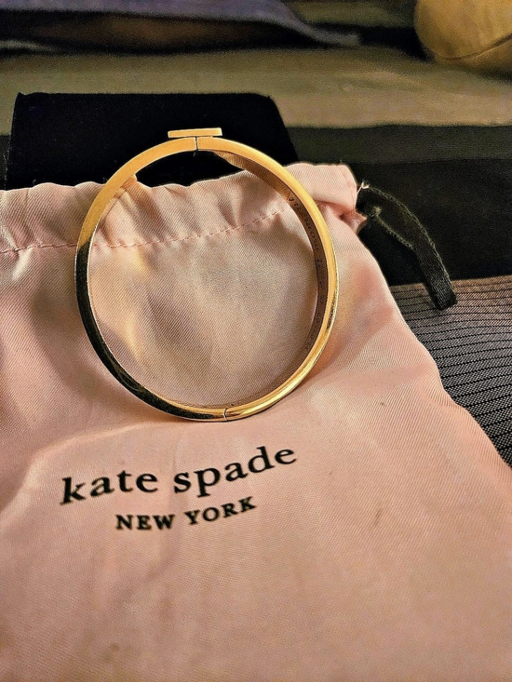 Kate Spade Gold-Tone Bangle Like New